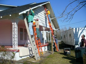 Painting the south side