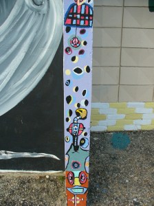 Front entrance pillar