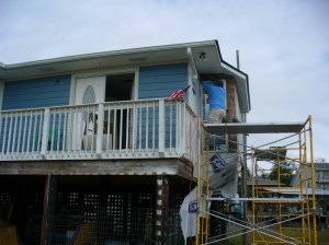 Removing old siding