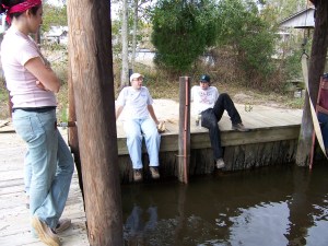 Sittin on the dock of the bayou