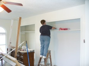 Painting closet