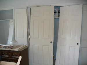 Doors painted