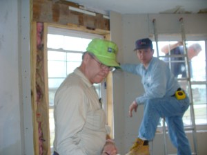 Entry drywall progress