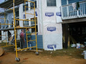 Starting entry siding