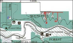 Mohican State Forest trail map