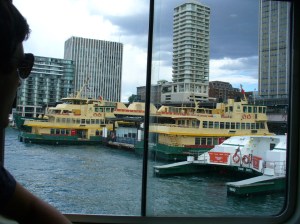 Ferries at Circular Quay Ferries at Circular Quay