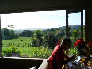 Breakfaast in the sunshine